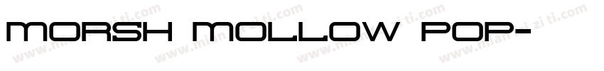 morsh mollow pop字体转换
